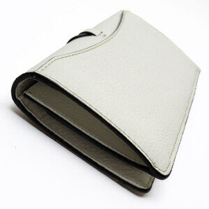 Chloe fold wallet white leather bi
